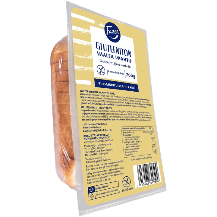 Fazer Gluteeniton Vaalea paahto 300g