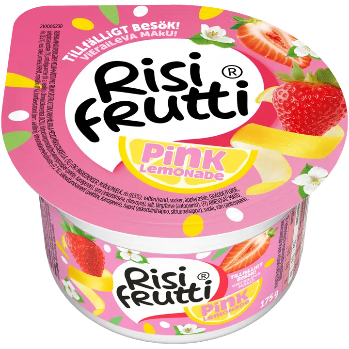 Risifrutti pink lemonade riisivälipala 175g