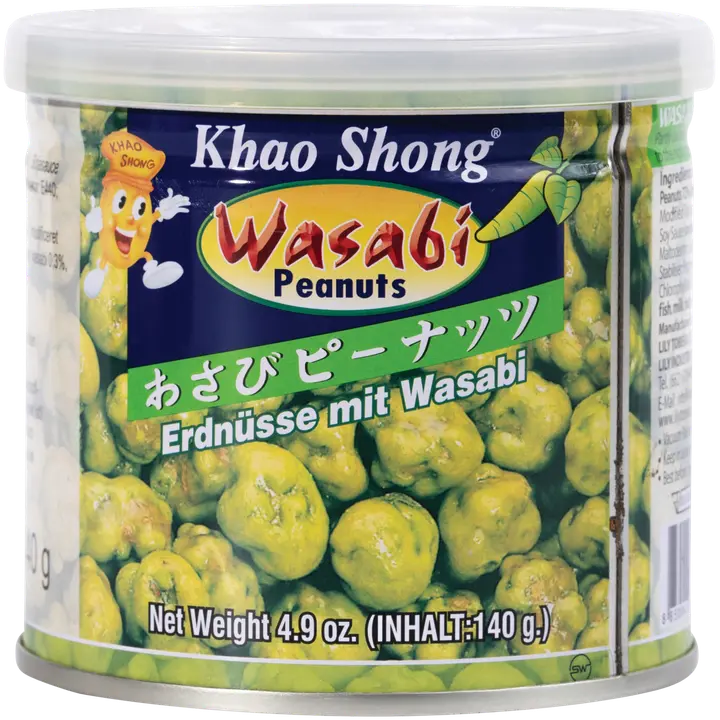 Khao Shong Wasabi kuorrutetut maapähkinät 140g