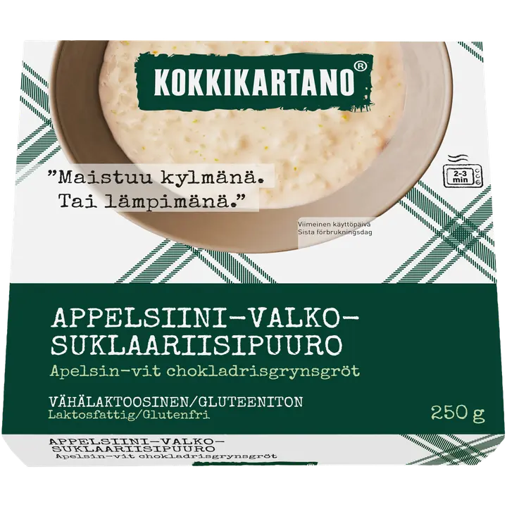Kokkikartano Appelsiini-valkosuklaariisipuuro 250g