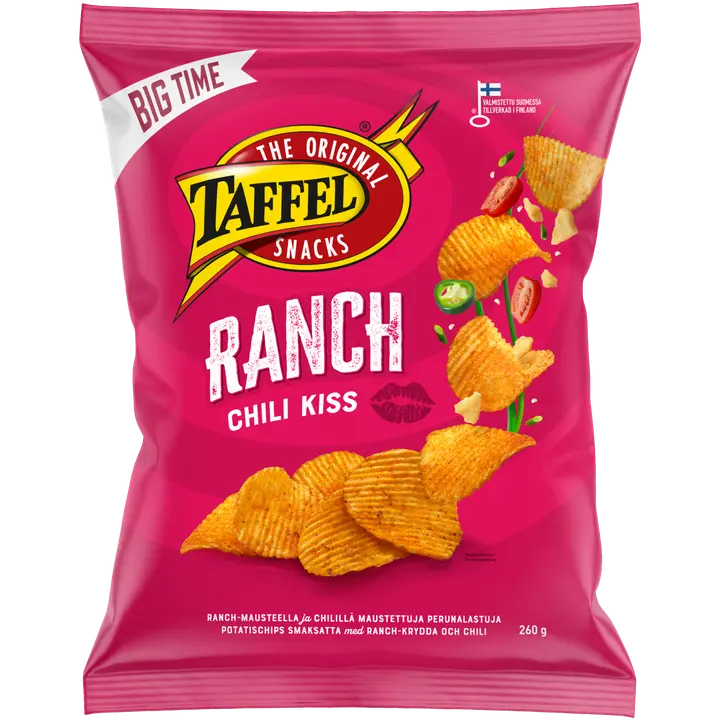 Taffel Ranch & Chili maustettu sipsi 260g