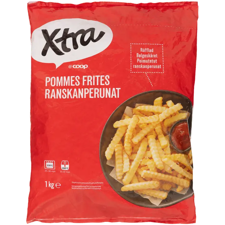 Xtra ranskanperunat 1000 g