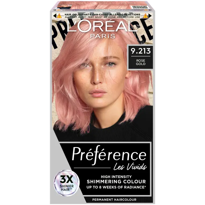 L'Oréal Paris Préférence Vivid Colours Rose Gold intensiivinen kestoväri 1kpl