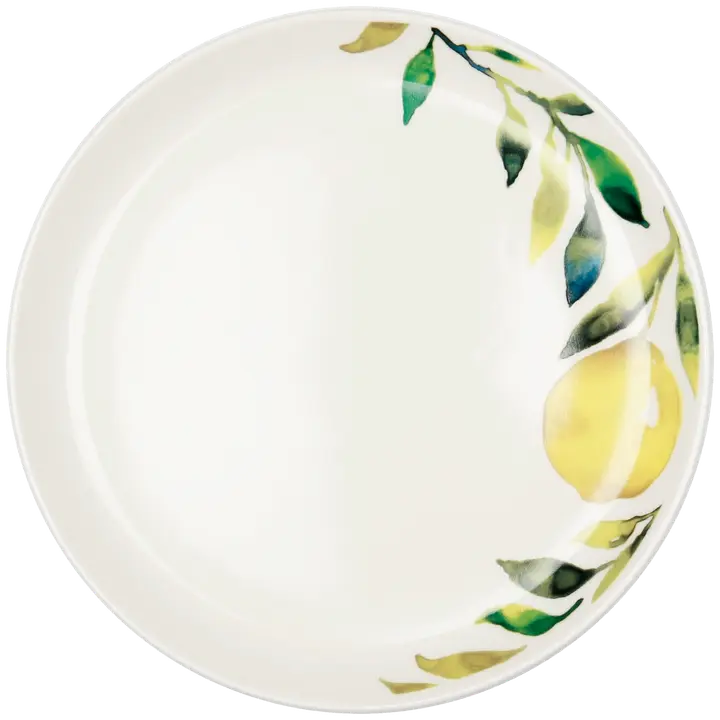 Kultakeramiikka lautanen Sitruuna 19 cm