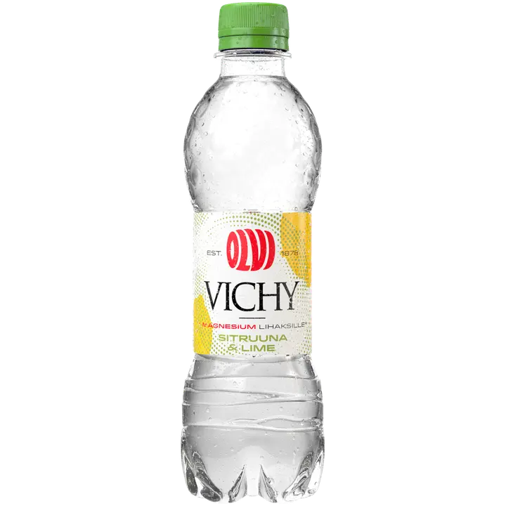 OLVI Vichy+Mg Sitruuna&Lime 0,5 l kmp