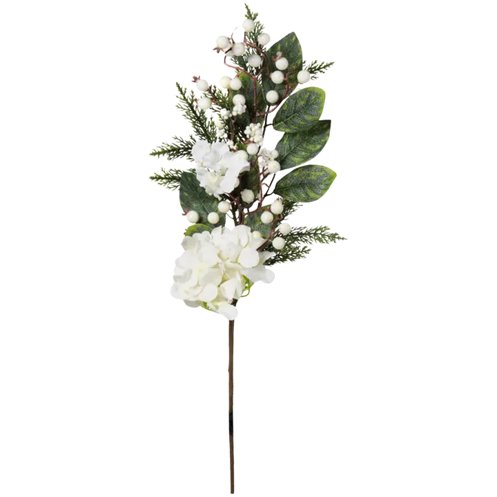 AmandaB kukkaoksa valkoiset marjat 60cm