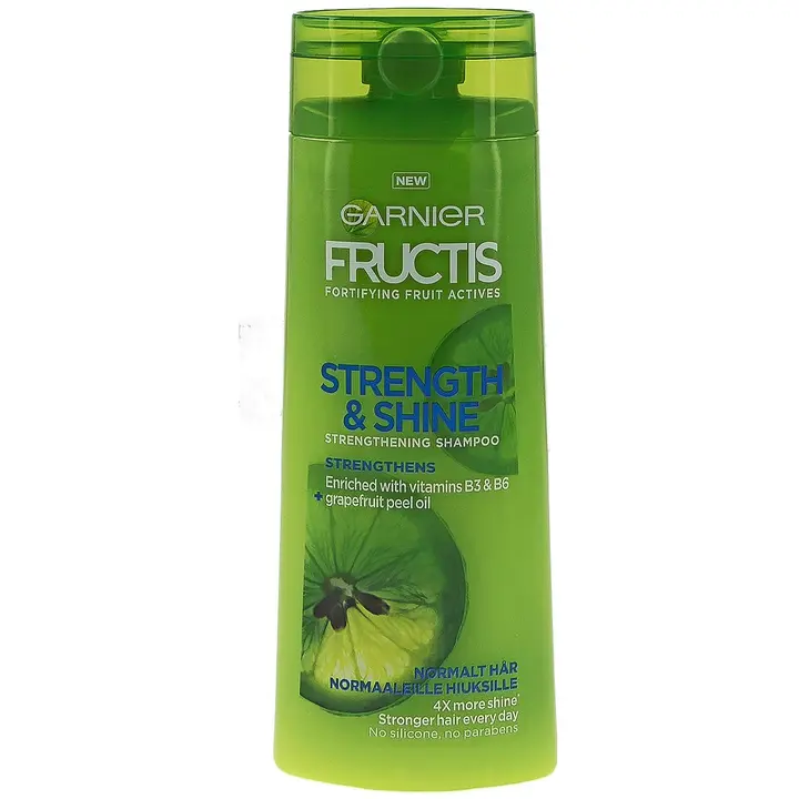 Garnier Fructis Strength & Shine shampoo normaaleille hiuksille 250ml
