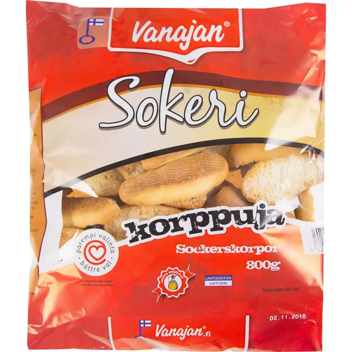 Vanajan Sokerikorppu 800g