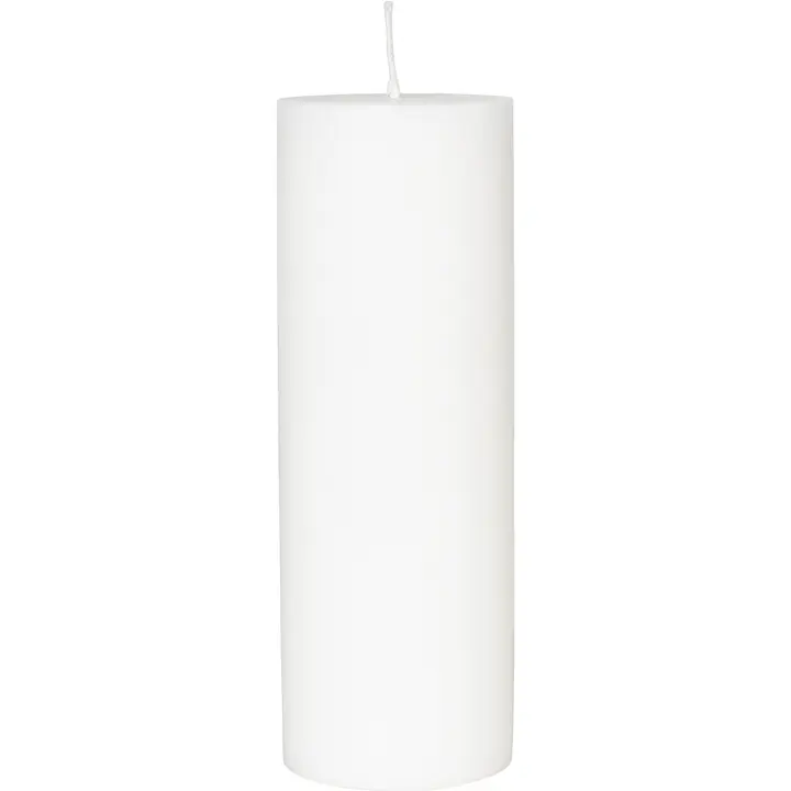 Duni 20x7cm 60h 100% steariinia valkoinen pöytäkynttilä x 65