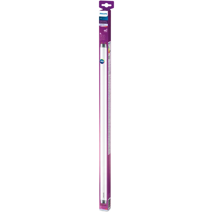 Philips LED loisteputki T8 800lm 8W 600mm G13 4000K huurrettu