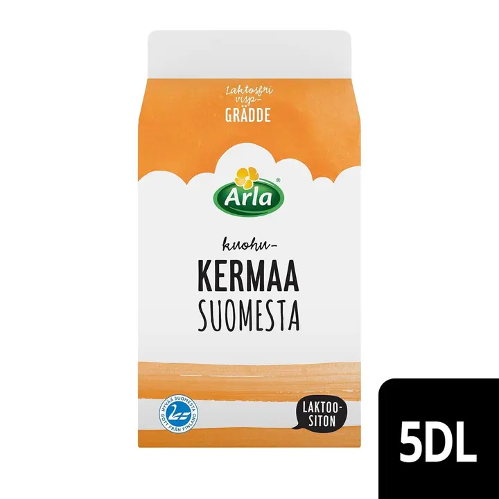Arla Kuohukerma laktoositon ESL 5 dl