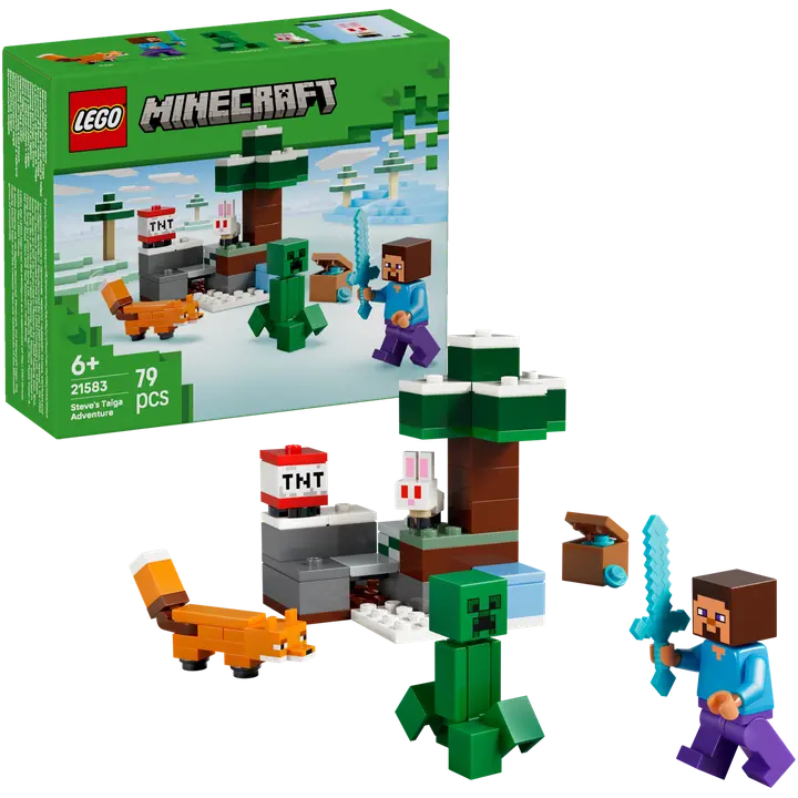 LEGO® Minecraft 21583 Steven seikkailu Taiga-metsässä