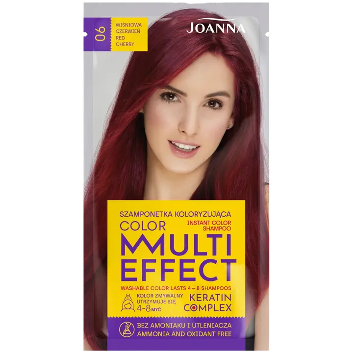 Joanna Multi Effect shampoo Cherry Red 06