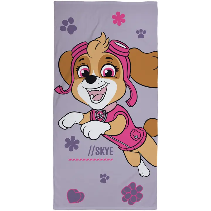 Paw Patrol lasten kylpypyyhe 70x140 cm lila