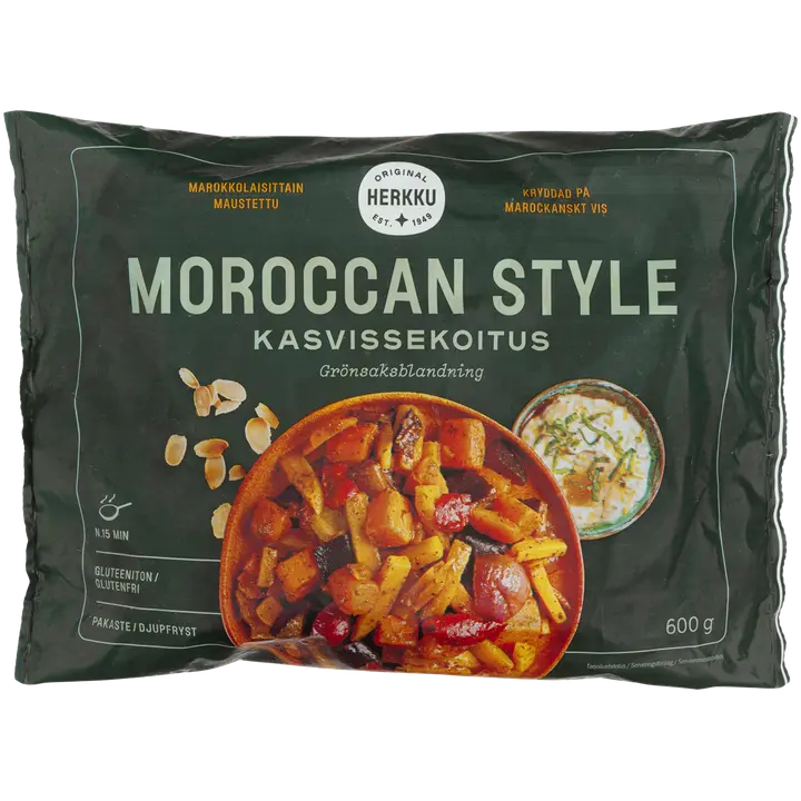 Herkku Moroccan Style Kasvissekoitus pakaste 600g