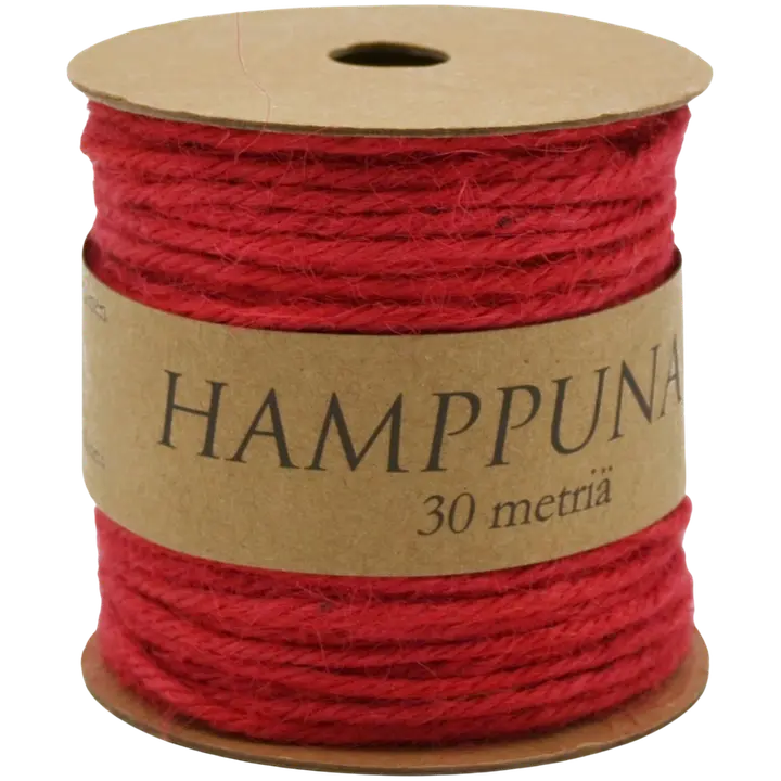 J.K. Primeco Hamppunaru punainen 30m