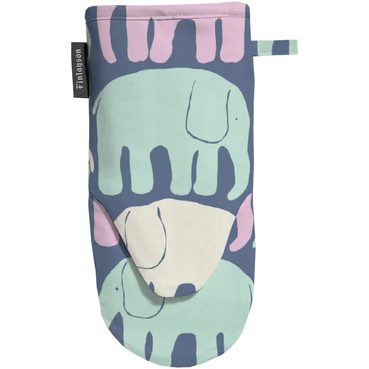 Finlayson patakinnas Elefantti multi siniharm/pastelli 15x30