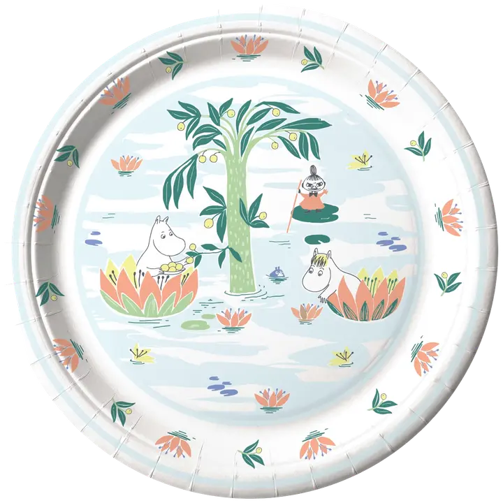 Moomin kartonkilautanen 22cm 10kpl