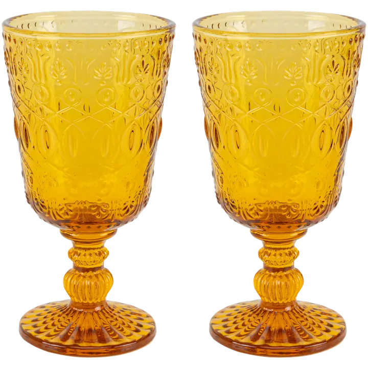 House viinilasi Diana 30 cl 2 kpl keltainen
