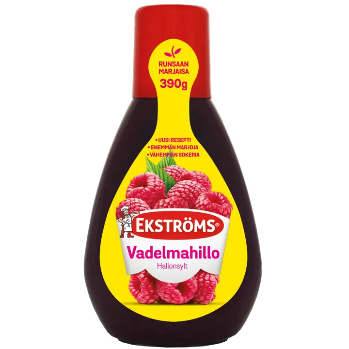 Ekströms vadelmahillo 390g