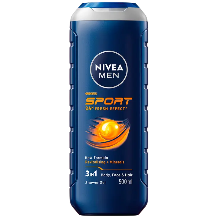 NIVEA MEN 500ml Sport Shower Gel -suihkugeeli