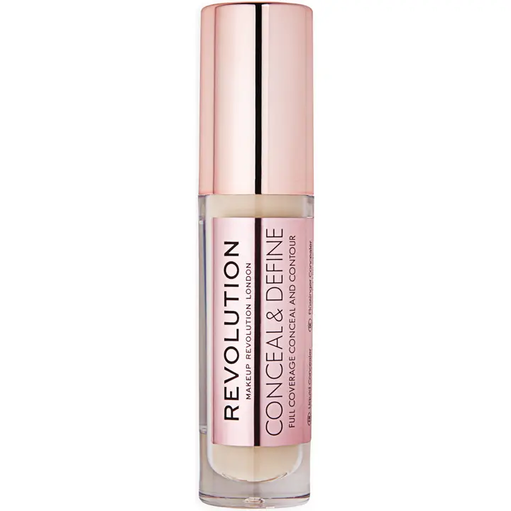 Makeup Revolution Conceal and Define Concealer - C3 peite- ja korostussävy