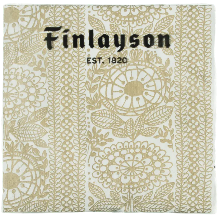 Finlayson Taimi valkokulta lautasliina 20kpl/24cm