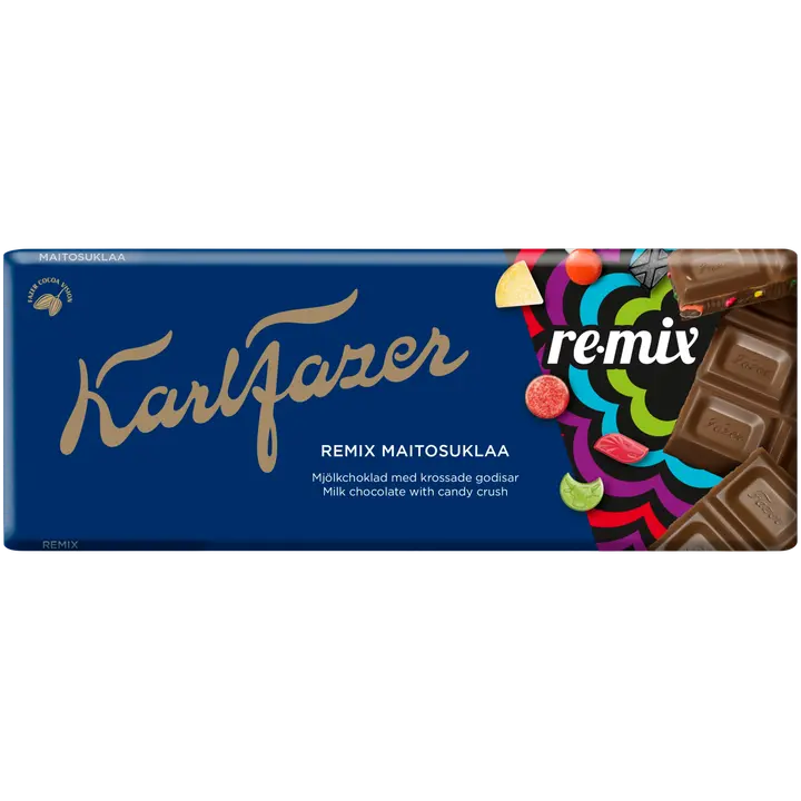 Karl Fazer Re-Mix suklaalevy 180 g