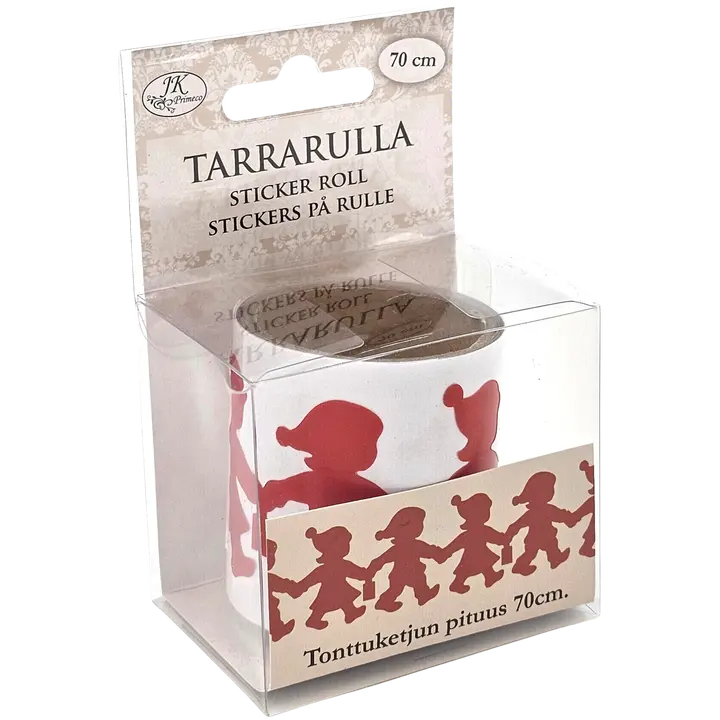 J.K. Primeco tarrarulla Vintage tonttuketju 70cm