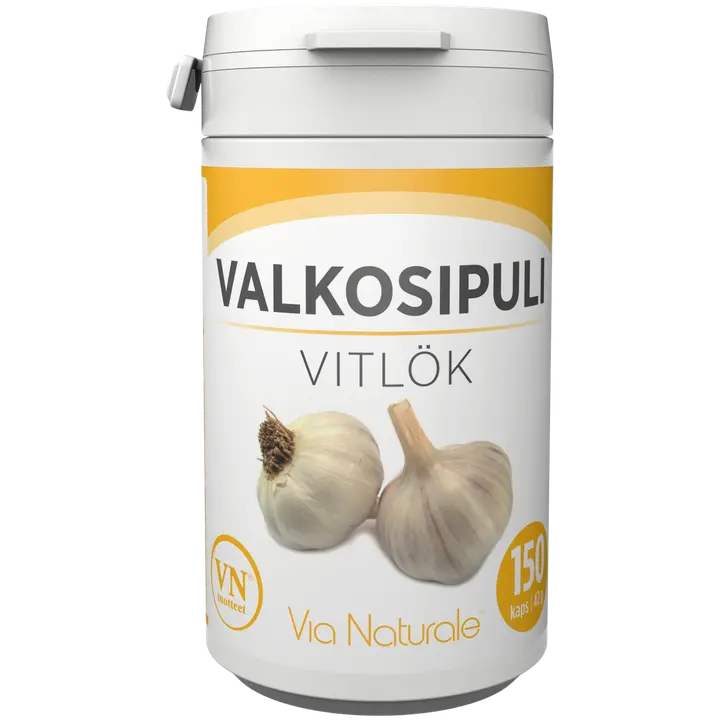 Valkosipuli 150 kaps Via Naturale