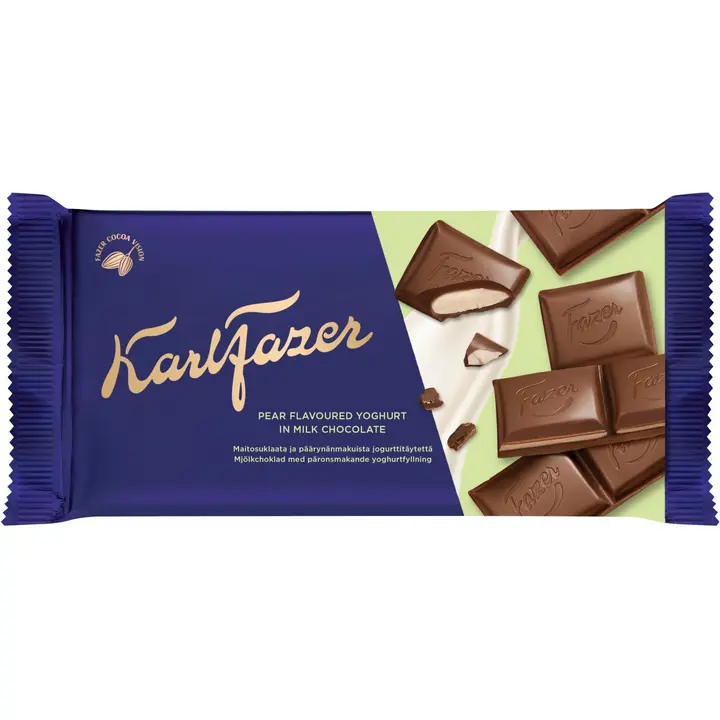 Karl Fazer päärynäjogurtti levy 121g