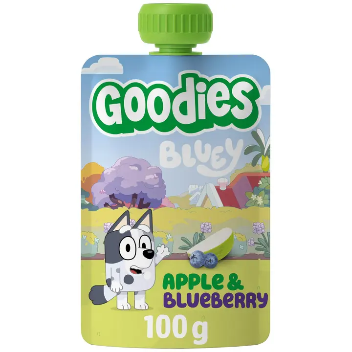 Goodies Bluey Apple & blueberry smoothie 100g