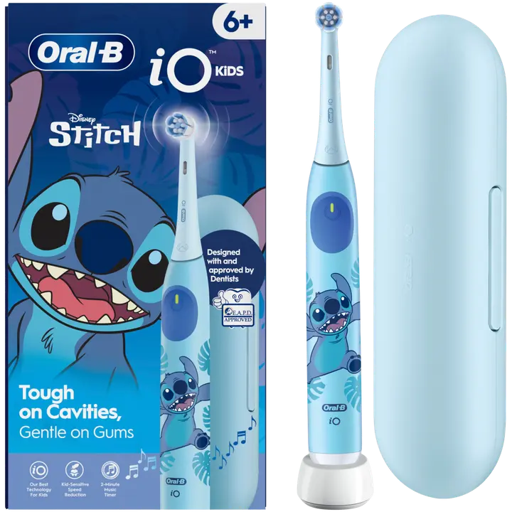 Oral-B iO Kids Stitch sähköhammasharja ja matkakotelo
