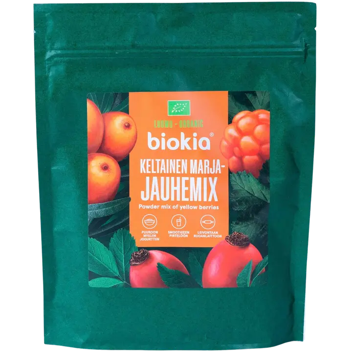 Biokia Luomu keltainen marjajauhemix 150g