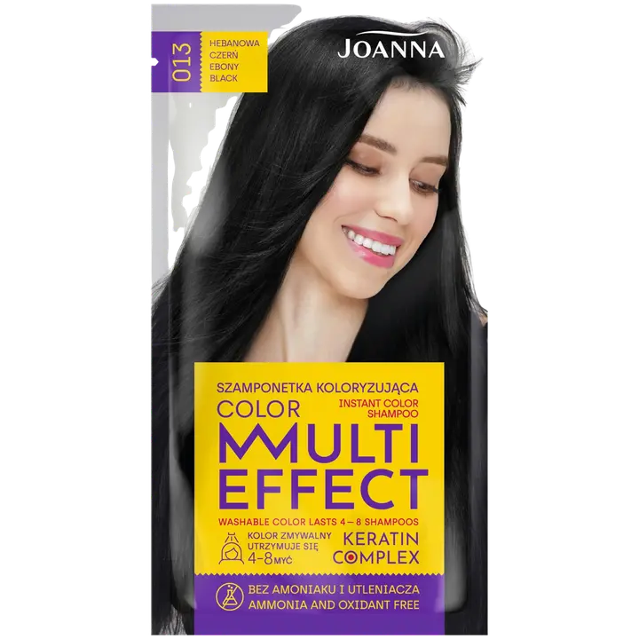 Joanna Multi Effect shampoo Ebony Black 013