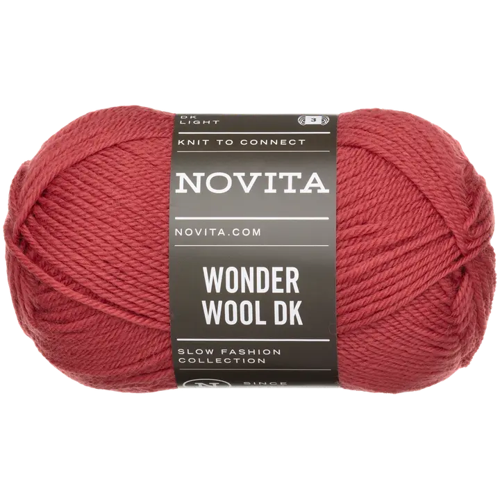 Novita lanka Wonder Wool DK 50g puolukkamehu 5471