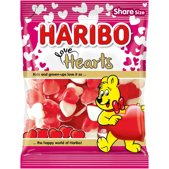 HARIBO Love Hearts 160 g karkkipussi