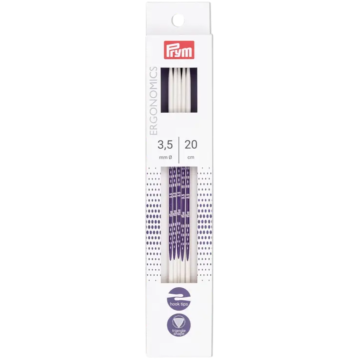 Prym sukkapuikko ergonominen 20cm - 3,5mm