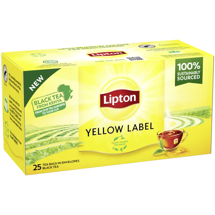 Lipton 25ps Yellow Label musta tee