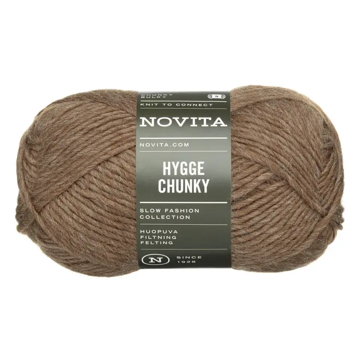 Novita lanka Hygge Chunky 100 g metsäsieni 068