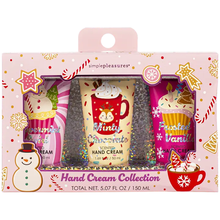 Simple Pleasures lahjapakkaus, käsivoide 3 kpl x 50 ml