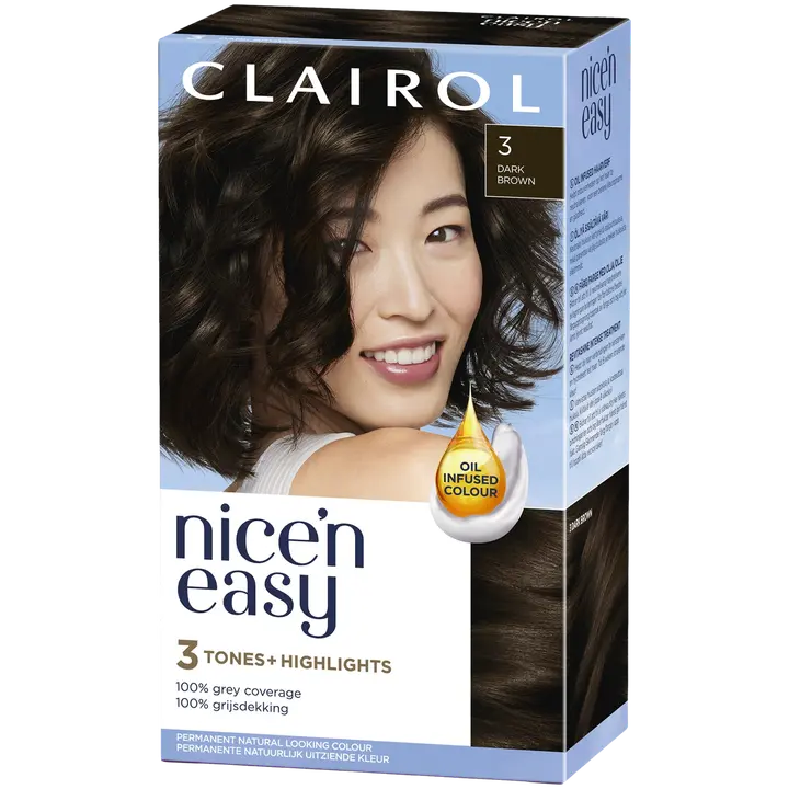 Clairol Nice´n Easy kestoväri 3 tummanruskea