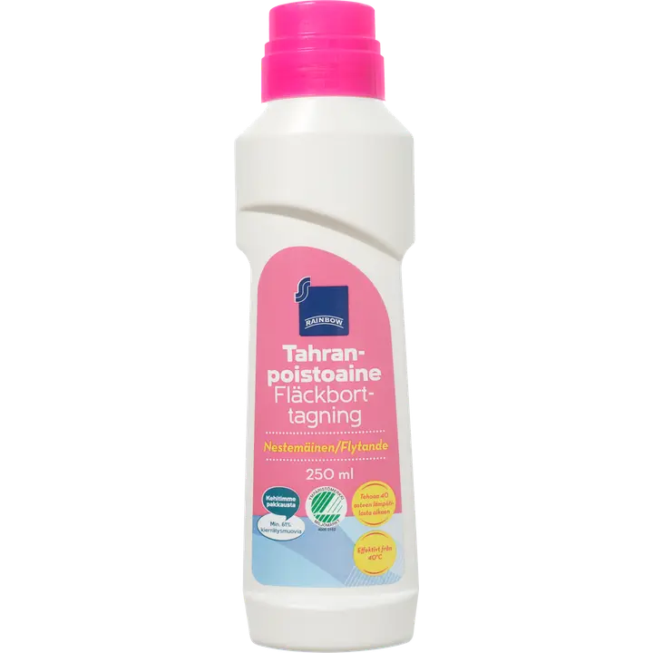 Rainbow nestemäinen tahranpoistoaine 250 ml