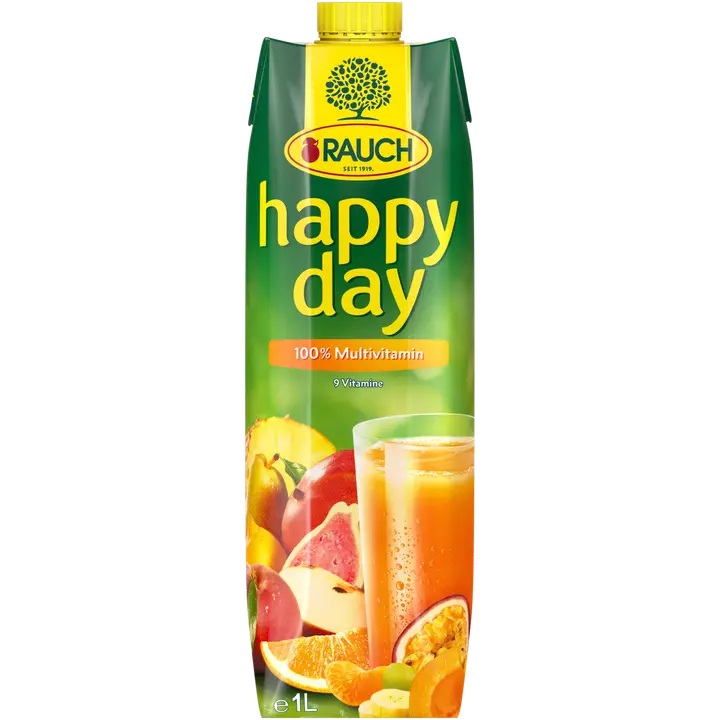 Rauch Happy Day Multivitamiinitäysmehu 100% 1L