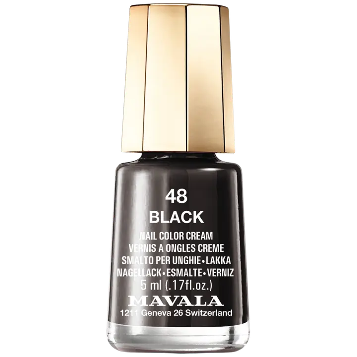 Mavala 5ml Nail Polish 48 Black kynsilakka