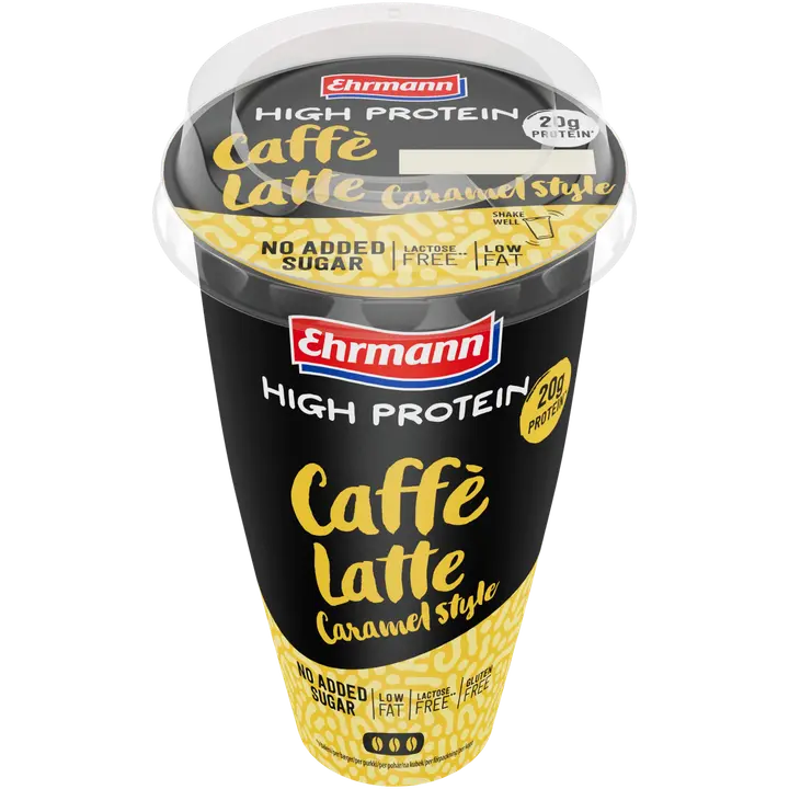 Ehrmann High Protein caffe latte caramel tyyli 250 ml