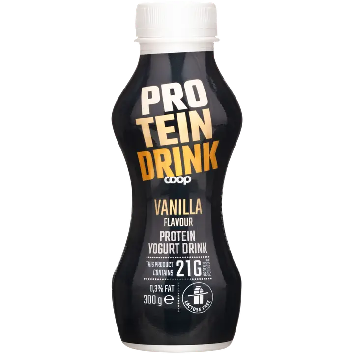 Coop proteiinijogurttijuoma vanilja laktoositon 300 g