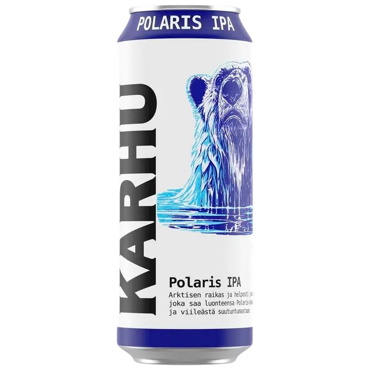 Karhu Polaris IPA olut 4,5 % tölkki 0,5 L
