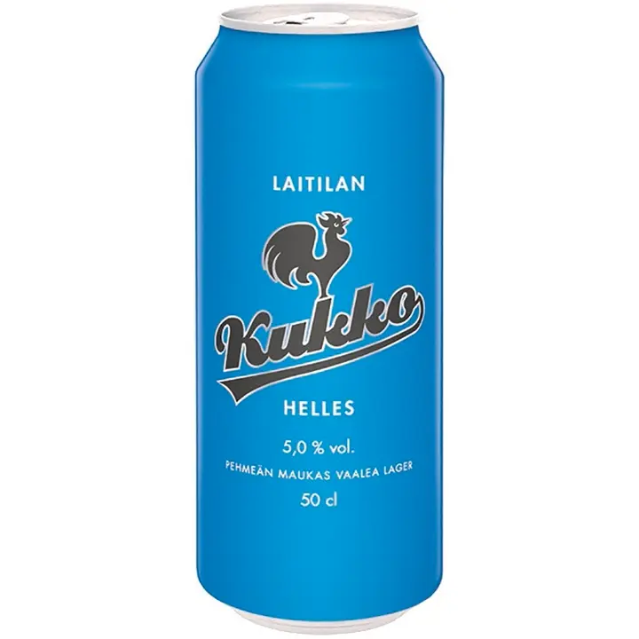 Laitilan Kukko Helles 5,0 til-% 0,5L olut