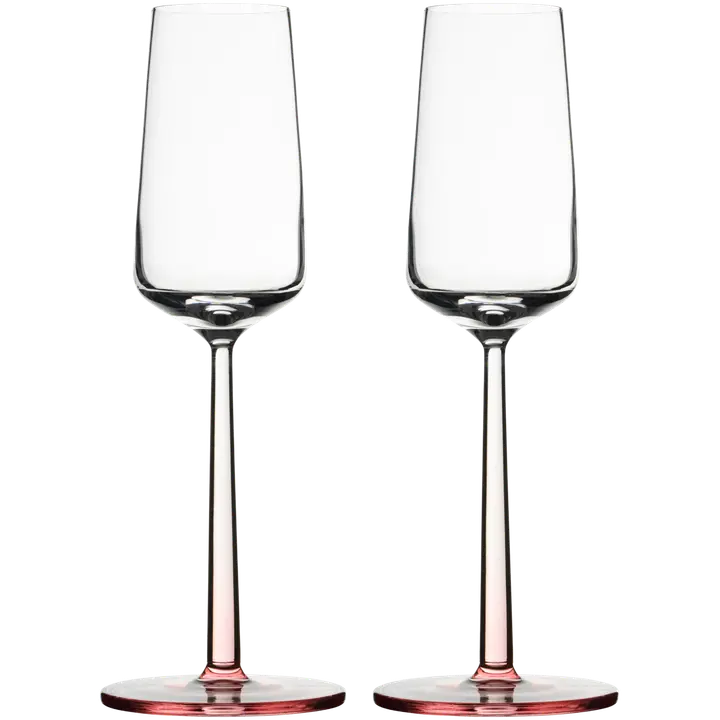 Iittala Essence ruusu 2 kpl kuohuviinilasi 21cl